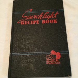 1952 Searchlight Recipe Book Cookbook HC Tabbed vintage Household Magazine  Book